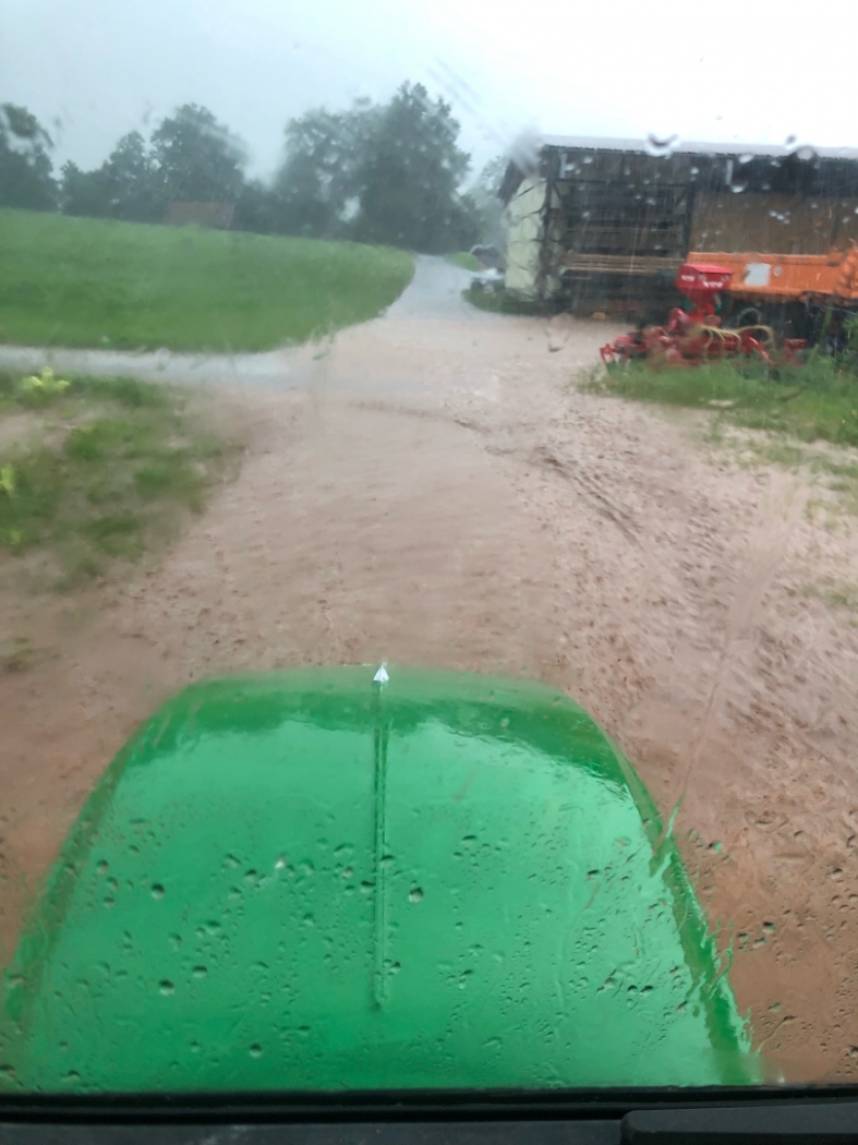 Schweres Unwetter in Speichersdorf